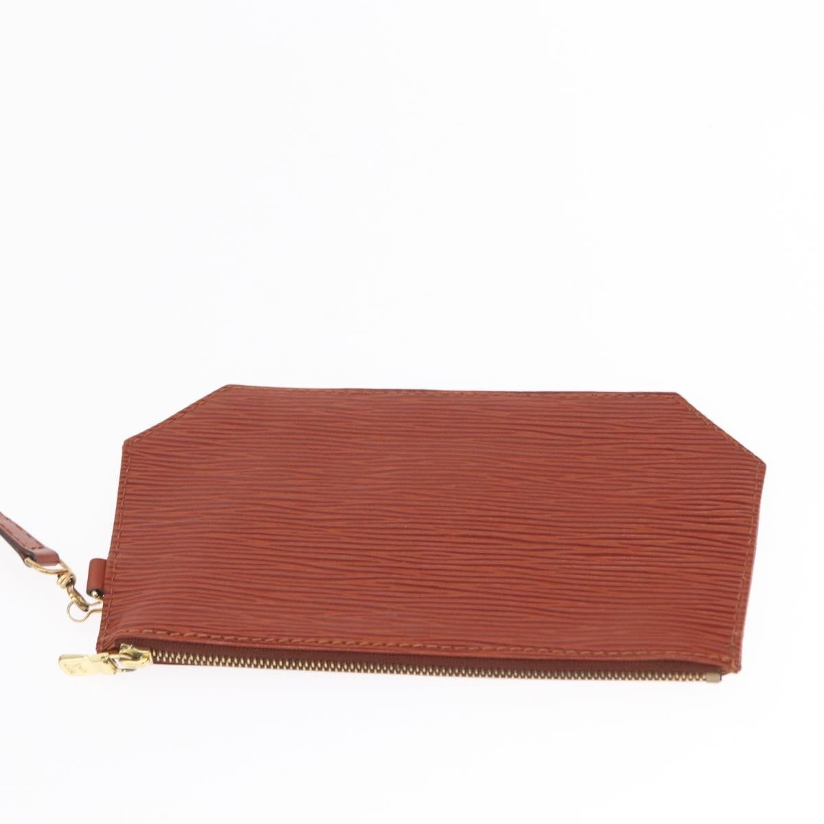 Louis Vuitton Vintage Sac D'epaule Handbag Epi Leather Brown Leather Shoulder Bag Bag (Pre-Owned)