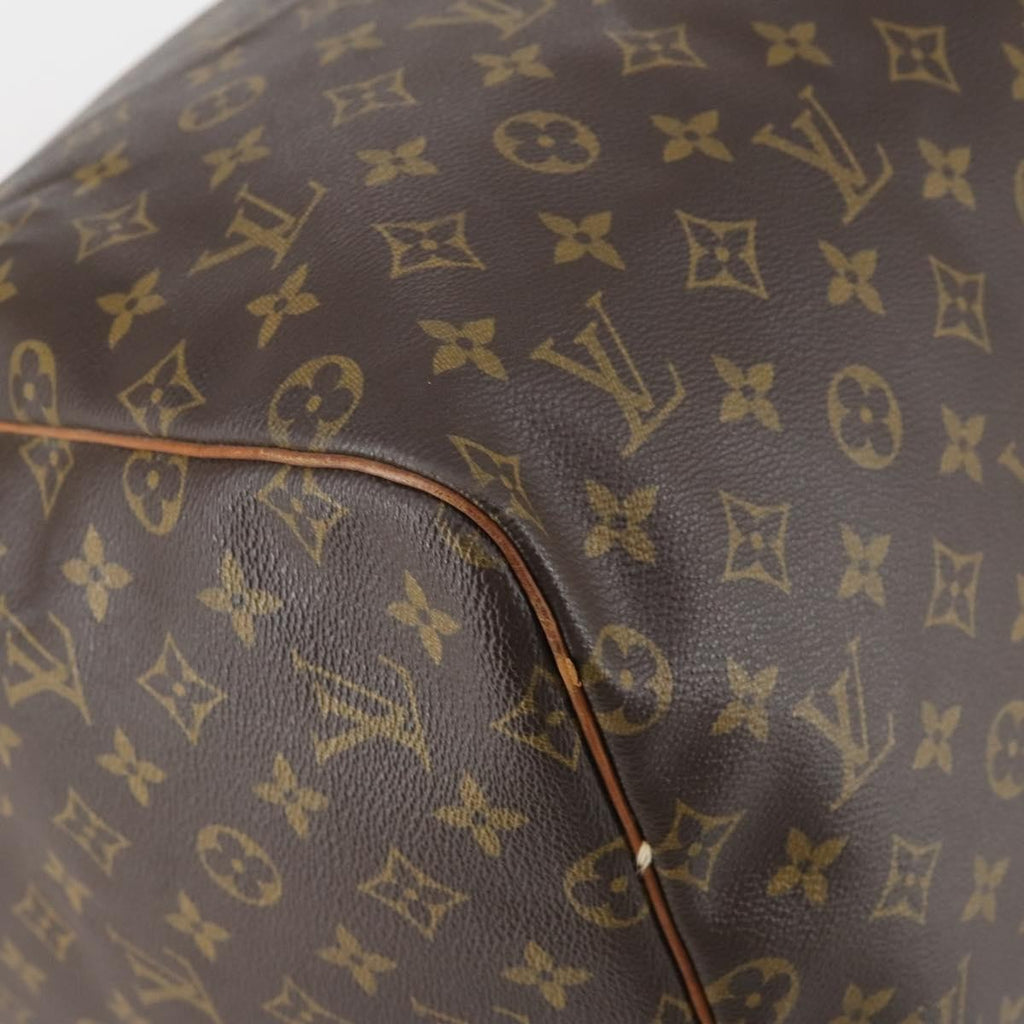 Louis Vuitton Keepall Bag Monogram Canvas Brown Canvas Travel Bag Bag (Pre-Owned)