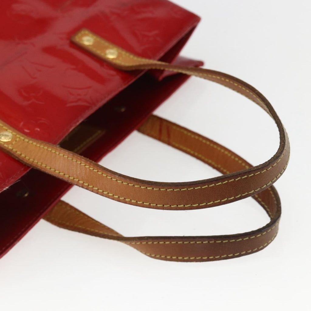 Louis Vuitton Reade Handbag Monogram Vernis Red Patent_Leather Handbag (Pre-Owned)