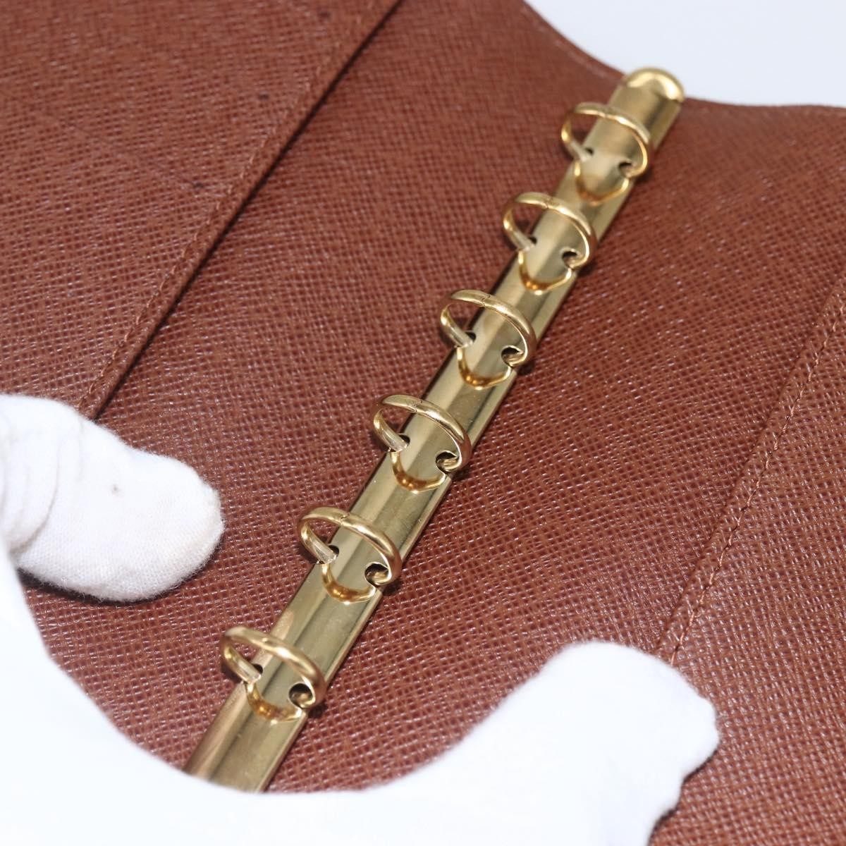 Louis Vuitton Agenda Cover Monogram Panda Brown Canvas Wallets Accessory (Pre-Owned)