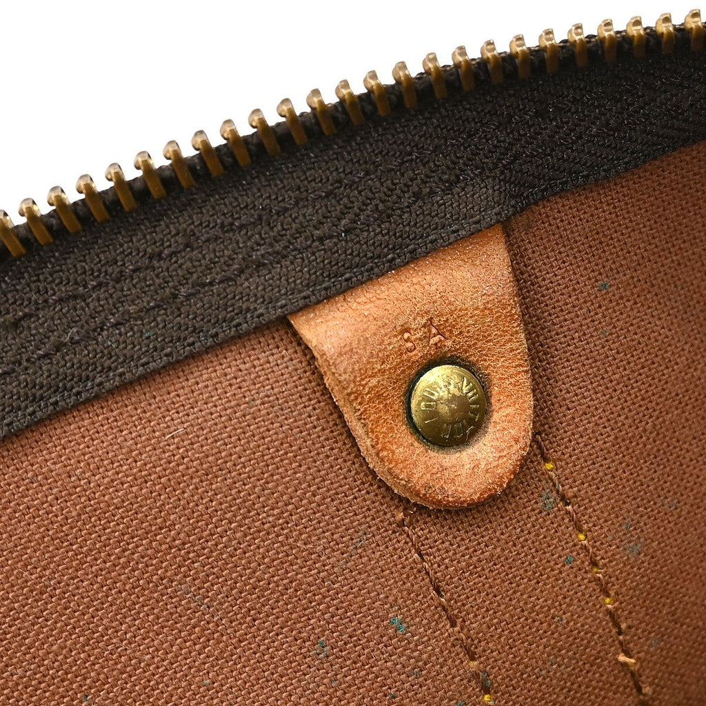 Louis Vuitton Keepall Bag Monogram Canvas Brown Canvas Travel Bag Bag (Pre-Owned)