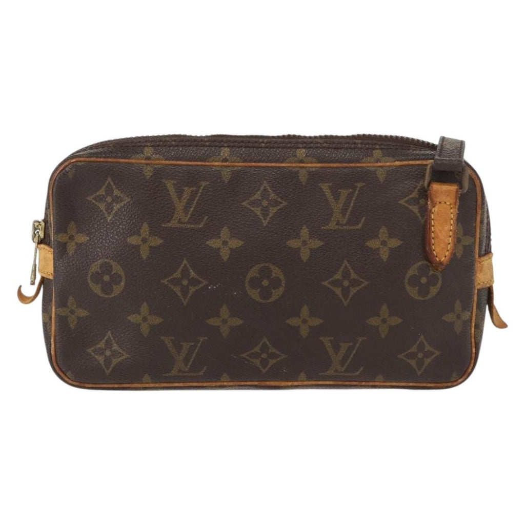 Louis Vuitton Pochette Marly Bandouliere Bag Monogram Canvas Brown Canvas Clutche & Pouche Bag (Pre-Owned)