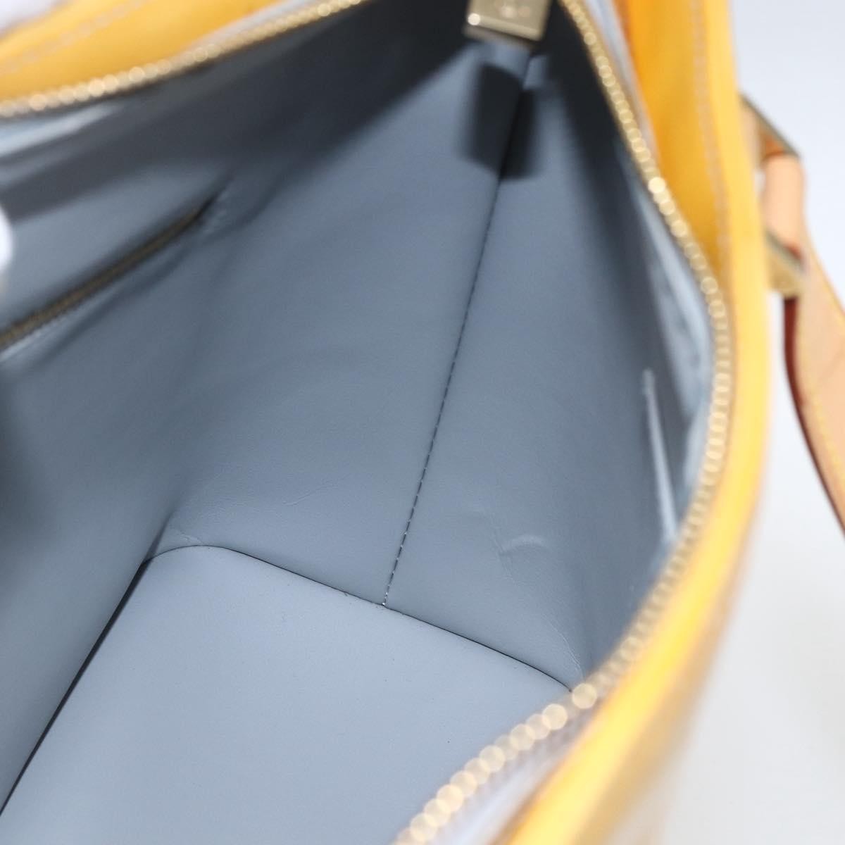 Louis Vuitton Houston Handbag Monogram Vernis Yellow Patent_Leather Tote Bag Bag (Pre-Owned)