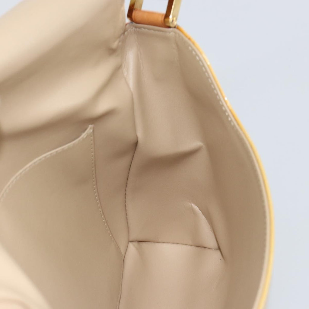Louis Vuitton Thompson Street Handbag Monogram Vernis Beige Patent_Leather Shoulder Bag Bag (Pre-Owned)