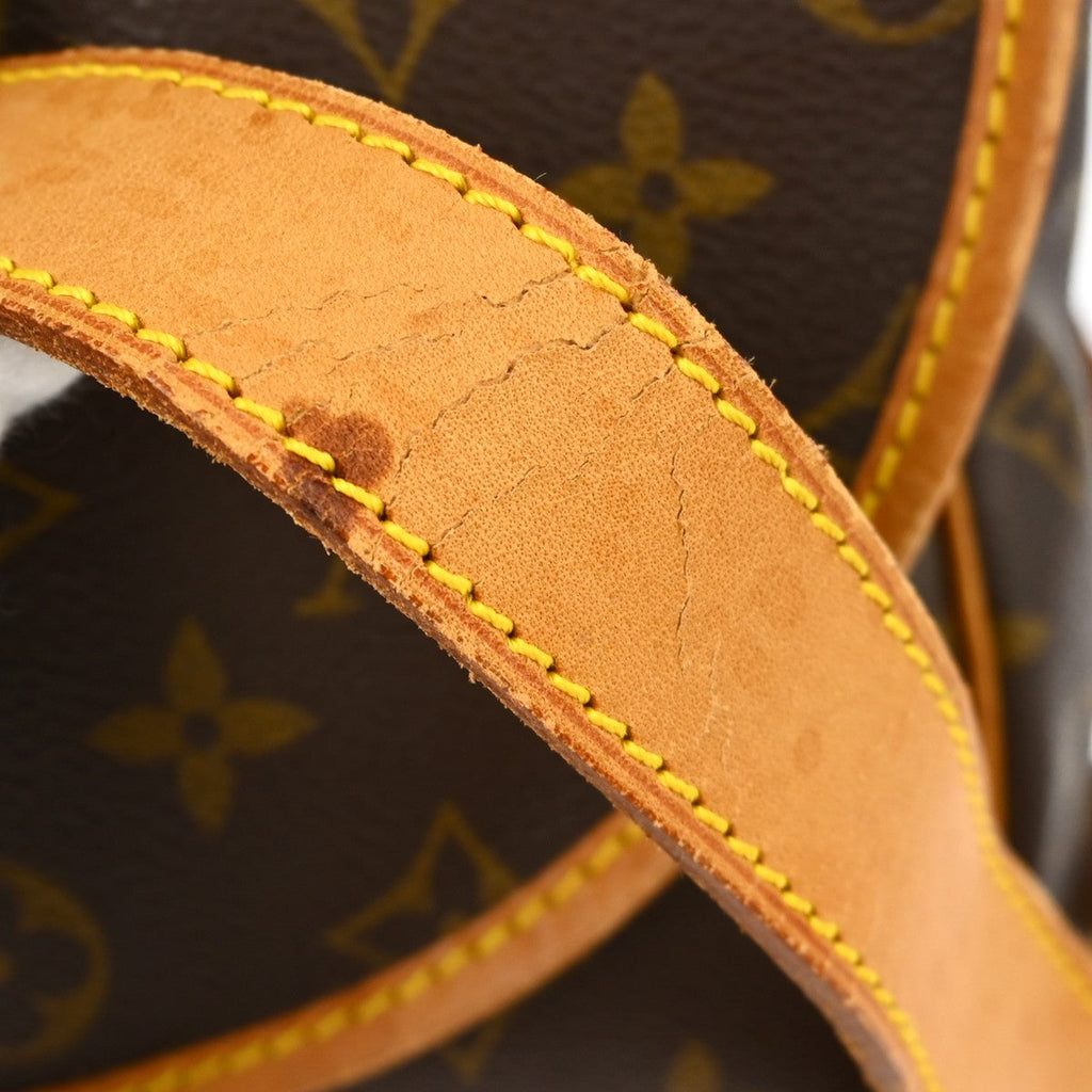 Louis Vuitton Saumur Handbag Monogram Canvas Brown Canvas Shoulder Bag Bag (Pre-Owned)