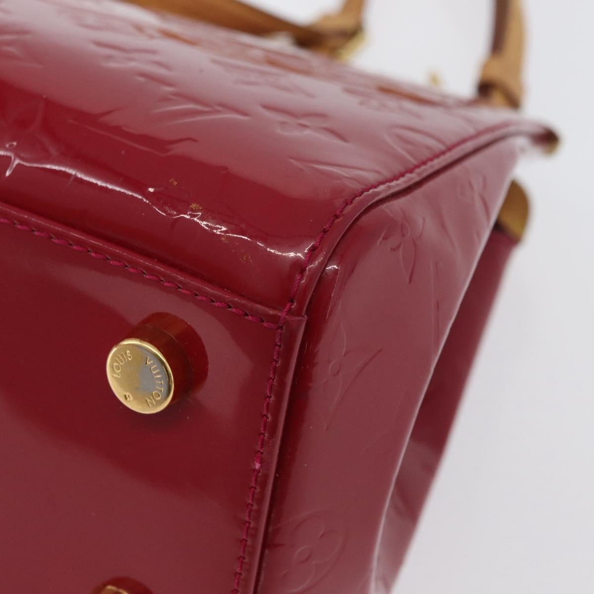 Louis Vuitton Blair Monogram Vernis Pink Patent_Leather Handbag (Pre-Owned)