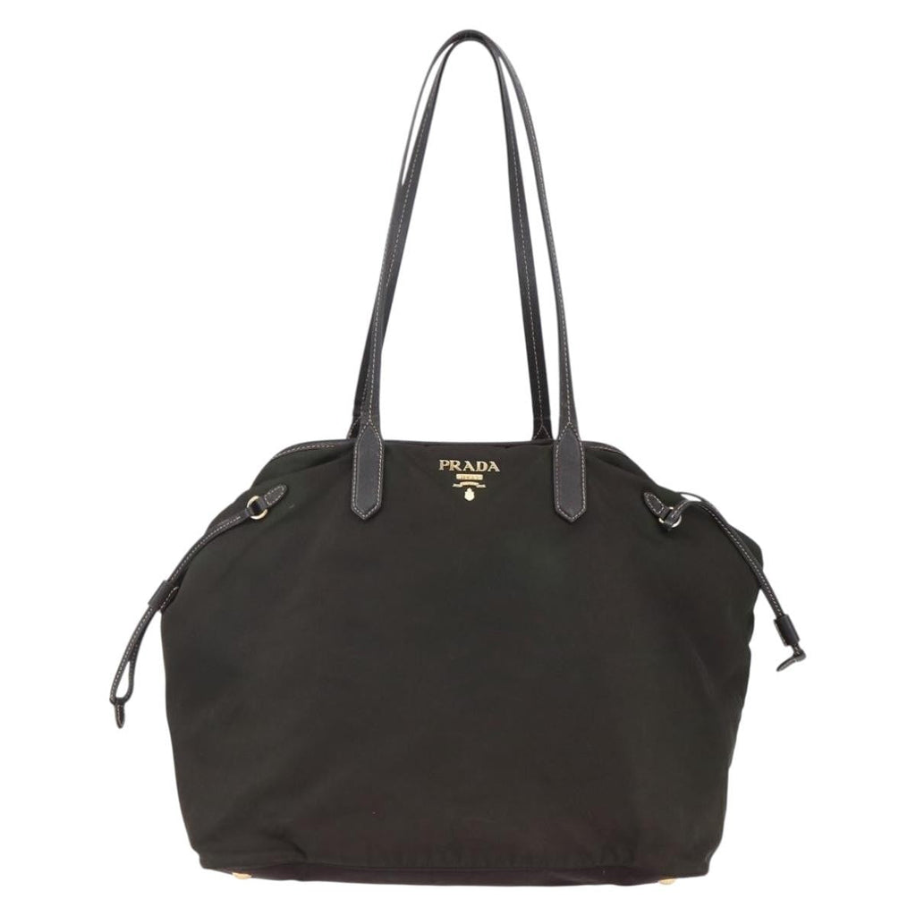 Prada Open Tote Tessuto Khaki Nylon Tote Bag Bag (Pre-Owned)
