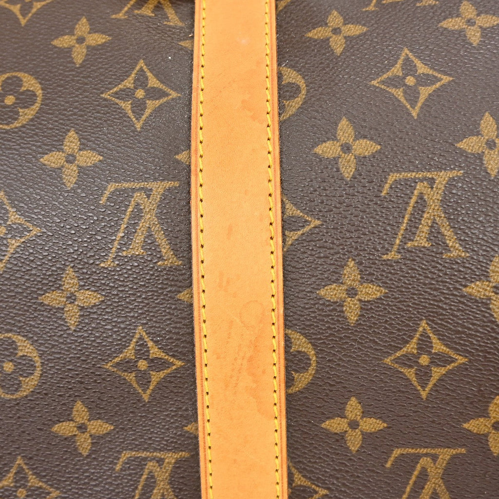 Louis Vuitton Keepall Bag Monogram Canvas Brown Canvas Travel Bag Bag (Pre-Owned)