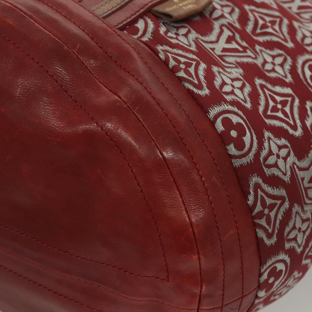 Louis Vuitton Aviator Handbag Limited Edition Monogram Jacquard Burgundy Canvas Handbag (Pre-Owned)