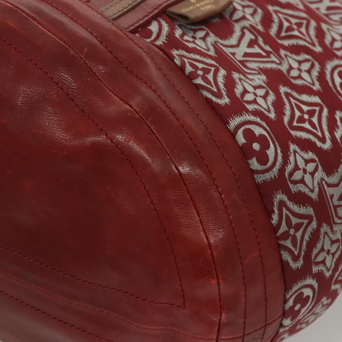 Louis Vuitton Aviator Handbag Limited Edition Monogram Jacquard Burgundy Canvas Handbag (Pre-Owned)