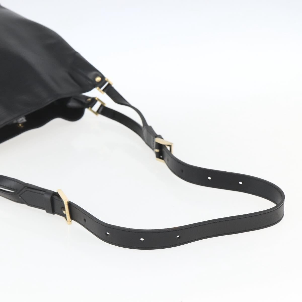 Louis Vuitton Mandara Handbag Epi Leather Black Leather Tote Bag Bag (Pre-Owned)