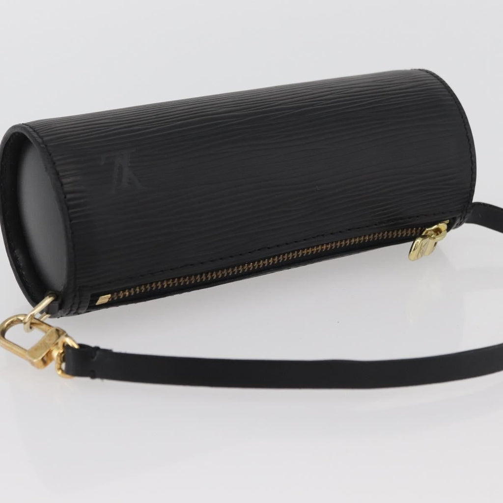 Louis Vuitton Soufflot Pochette Epi Leather Black Leather Clutche & Pouche Bag (Pre-Owned)