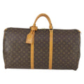 Louis Vuitton Keepall Bag Monogram Canvas Brown Canvas Travel Bag Bag (Pre-Owned)