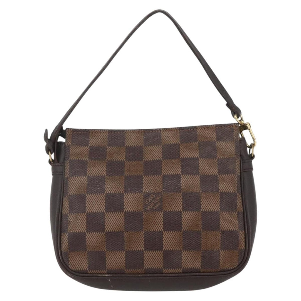 Louis Vuitton Trousse Make Up Bag Damier Canvas Brown Canvas Clutche & Pouche Bag (Pre-Owned)