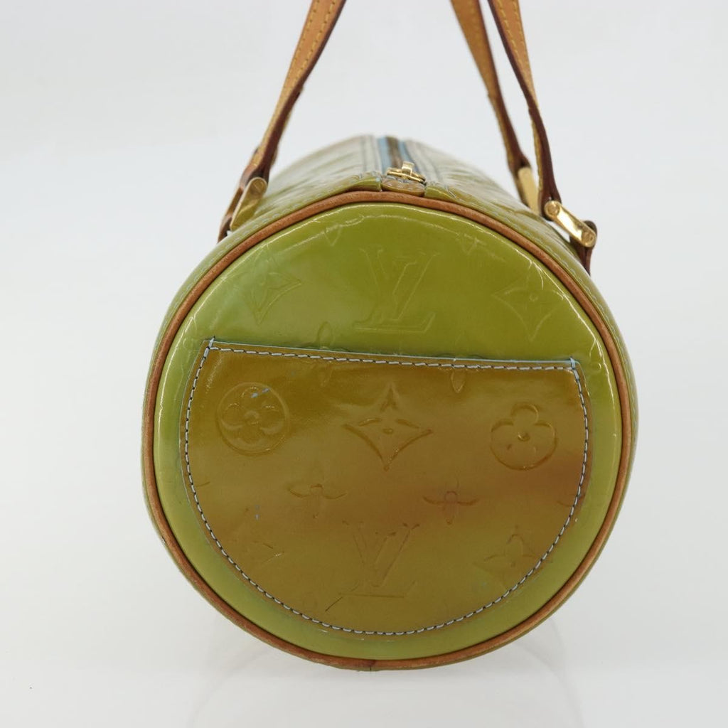 Louis Vuitton Bedford Handbag Monogram Vernis Green Patent_Leather Handbag (Pre-Owned)