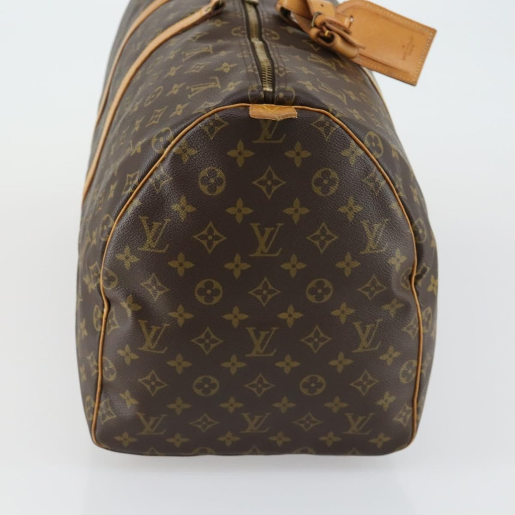 Louis Vuitton Keepall Bag Monogram Canvas Brown Canvas Travel Bag Bag (Pre-Owned)