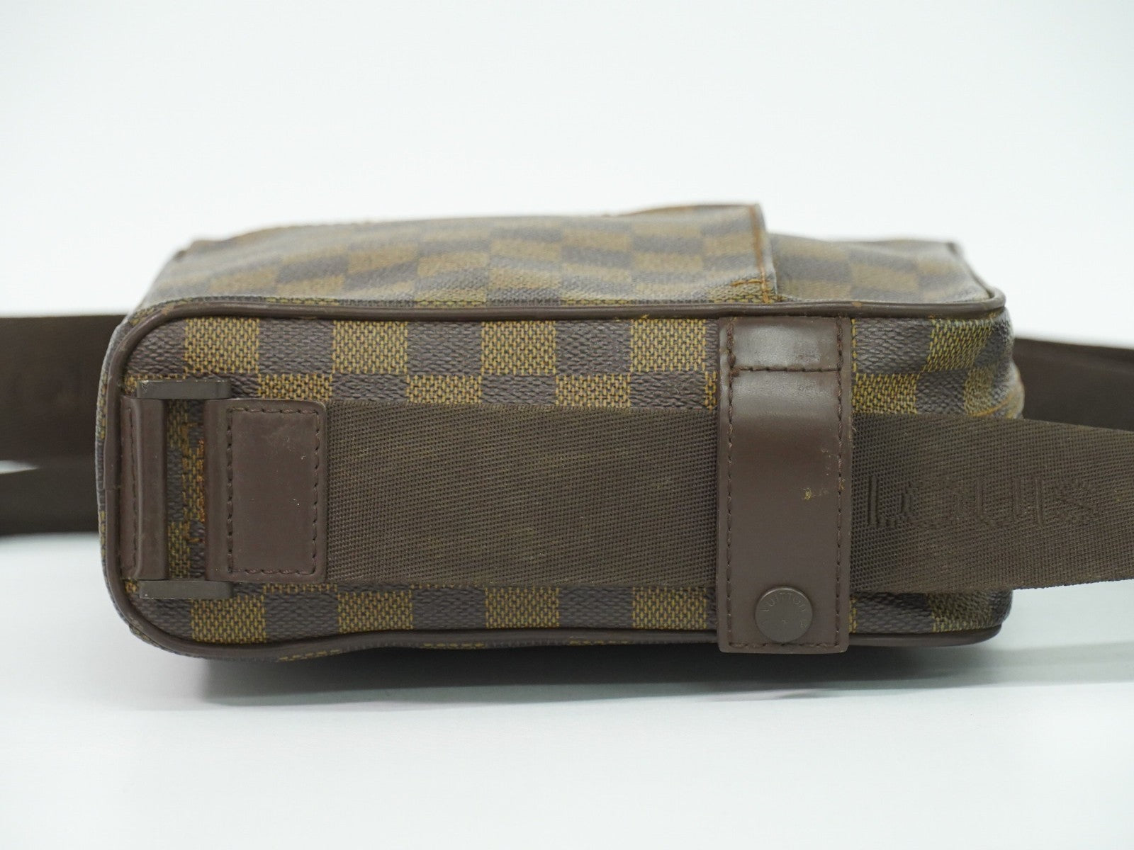 Louis Vuitton Olav Handbag Damier Brown Canvas Shoulder Bag Bag (Pre-Owned)