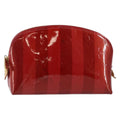 Louis Vuitton Cosmetic Pouch Electric Epi Leather Red Patent_Leather Bag (Pre-Owned)