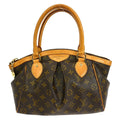 Louis Vuitton Tivoli Handbag Monogram Canvas Brown Canvas Shoulder Bag Bag (Pre-Owned)