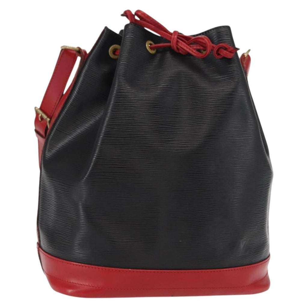Louis Vuitton Bicolor Noe Handbag Epi Leather Black Leather Shoulder Bag Bag (Pre-Owned)