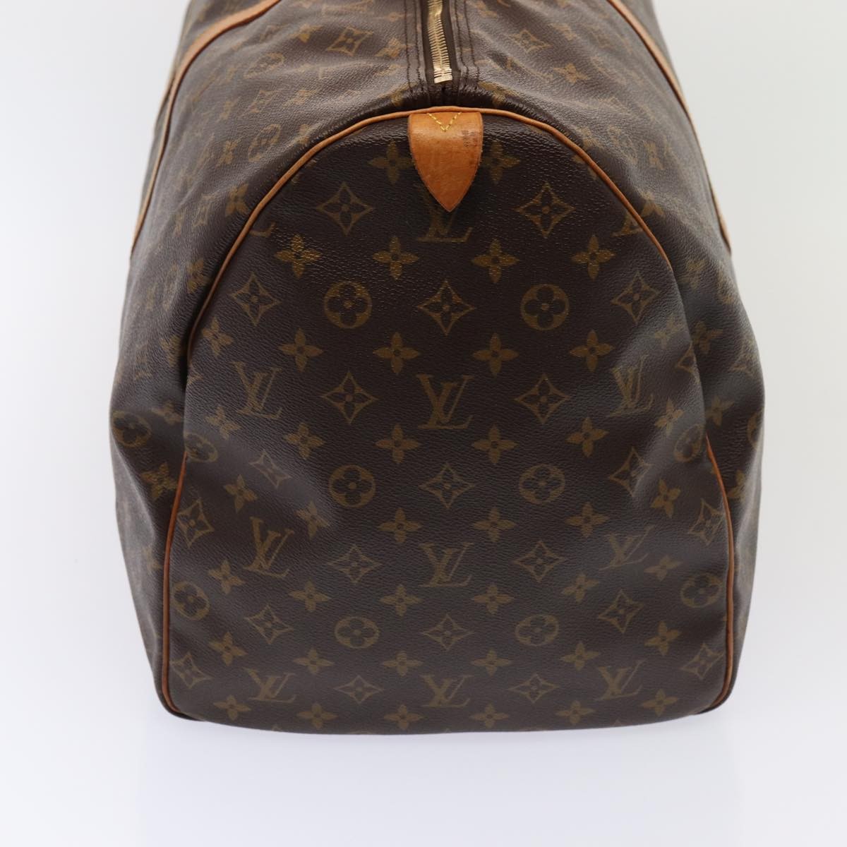 Louis Vuitton Keepall Bag Monogram Canvas Brown Canvas Travel Bag Bag (Pre-Owned)