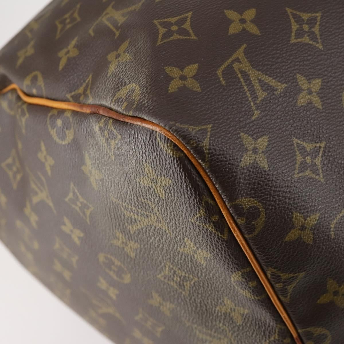 Louis Vuitton Keepall Bag Monogram Canvas Brown Canvas Travel Bag Bag (Pre-Owned)