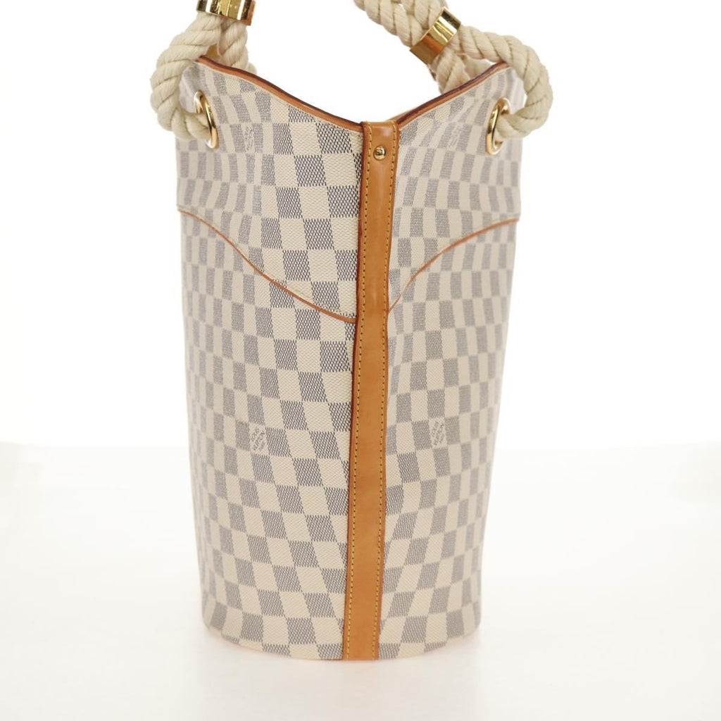 Louis Vuitton Pampelonne Handbag Damier White Canvas Tote Bag Bag (Pre-Owned)
