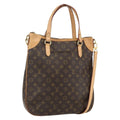 Louis Vuitton Odeon Handbag Monogram Canvas Brown Canvas Shoulder Bag Bag (Pre-Owned)