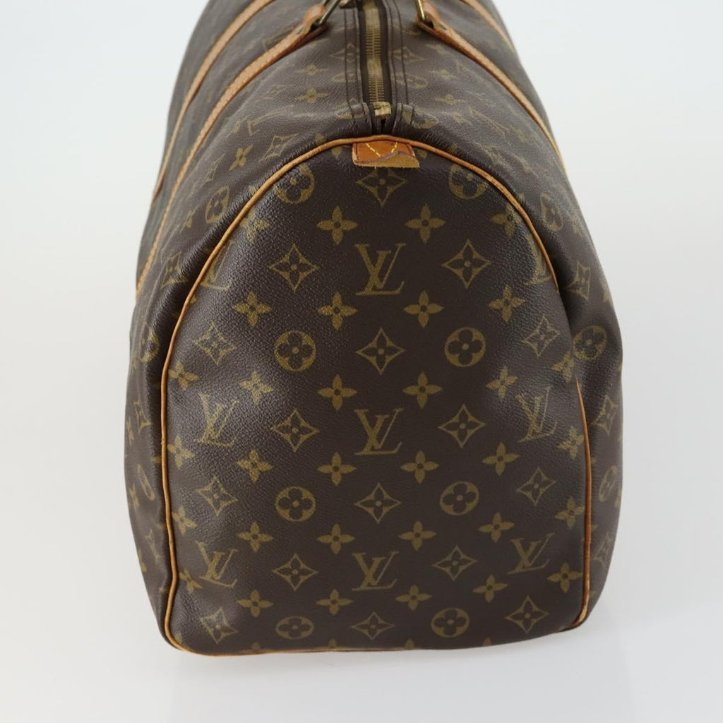 Louis Vuitton Keepall Bag Monogram Canvas Brown Canvas Travel Bag Bag (Pre-Owned)
