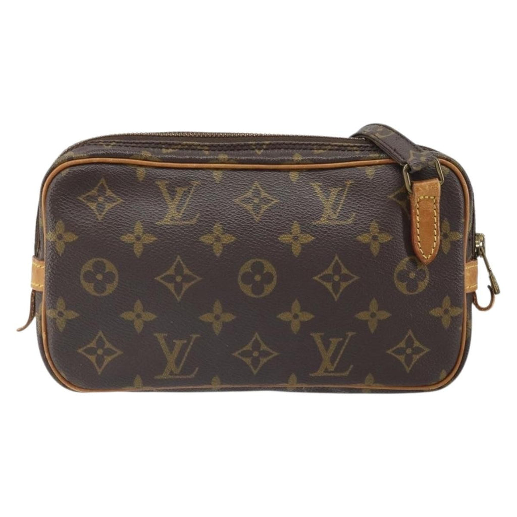 Louis Vuitton Pochette Marly Bandouliere Bag Monogram Canvas Brown Canvas Shoulder Bag Bag (Pre-Owned)