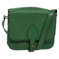 Louis Vuitton Cartouchiere Handbag Epi Leather Green Leather Shoulder Bag Bag (Pre-Owned)