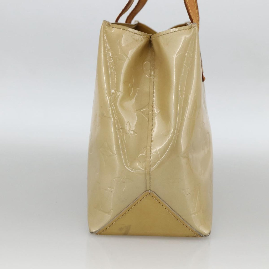 Louis Vuitton Reade Handbag Monogram Vernis Beige Patent_Leather Handbag (Pre-Owned)