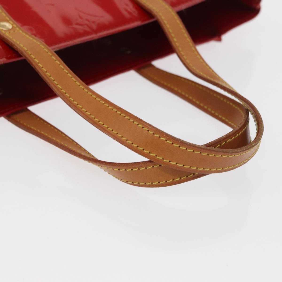 Louis Vuitton Reade Handbag Monogram Vernis Red Patent_Leather Handbag (Pre-Owned)