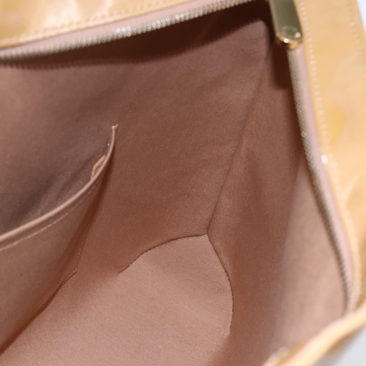 Louis Vuitton Brentwood Handbag Monogram Vernis Brown Patent_Leather Bag (Pre-Owned)