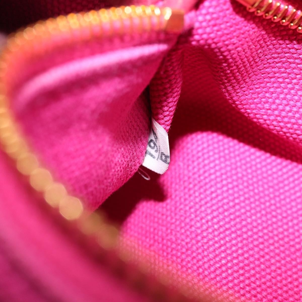 Prada Canapa Tote Canvas Pink Canvas Tote Bag Bag (Pre-Owned)