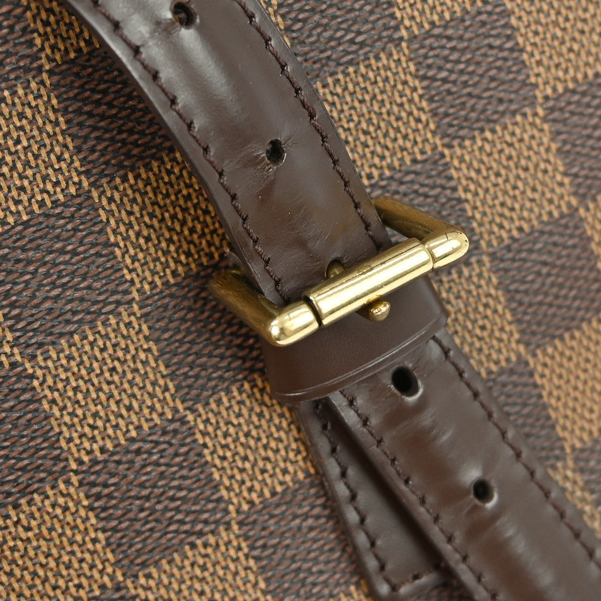 Louis Vuitton Chelsea Handbag Damier Brown Canvas Tote Bag Bag (Pre-Owned)