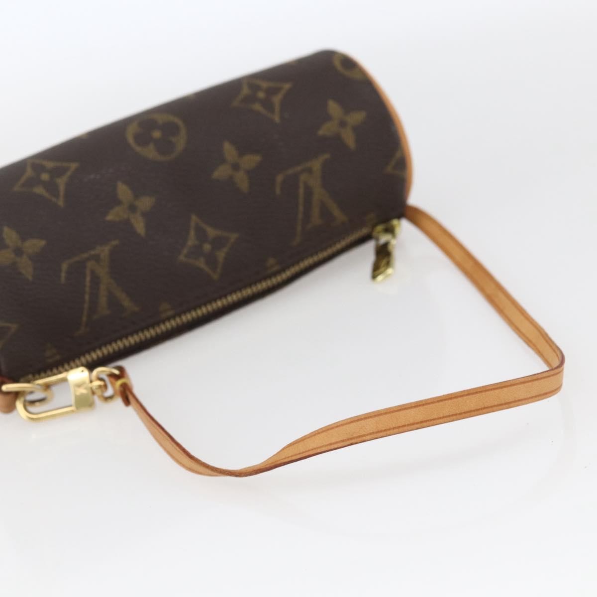 Louis Vuitton Papillon Pochette Monogram Canvas Brown Canvas Clutche & Pouche Bag (Pre-Owned)