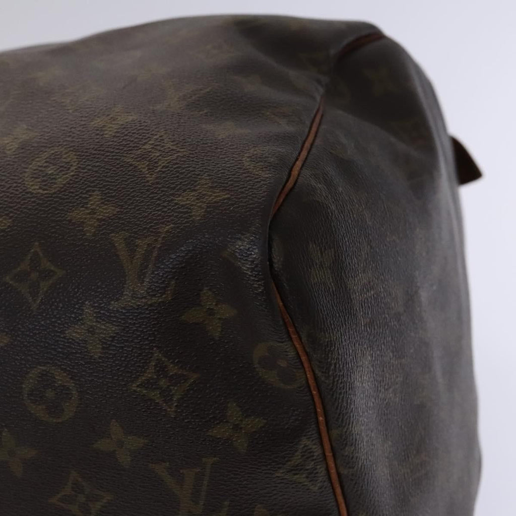 Louis Vuitton Keepall Bag Monogram Canvas Brown Canvas Travel Bag Bag (Pre-Owned)
