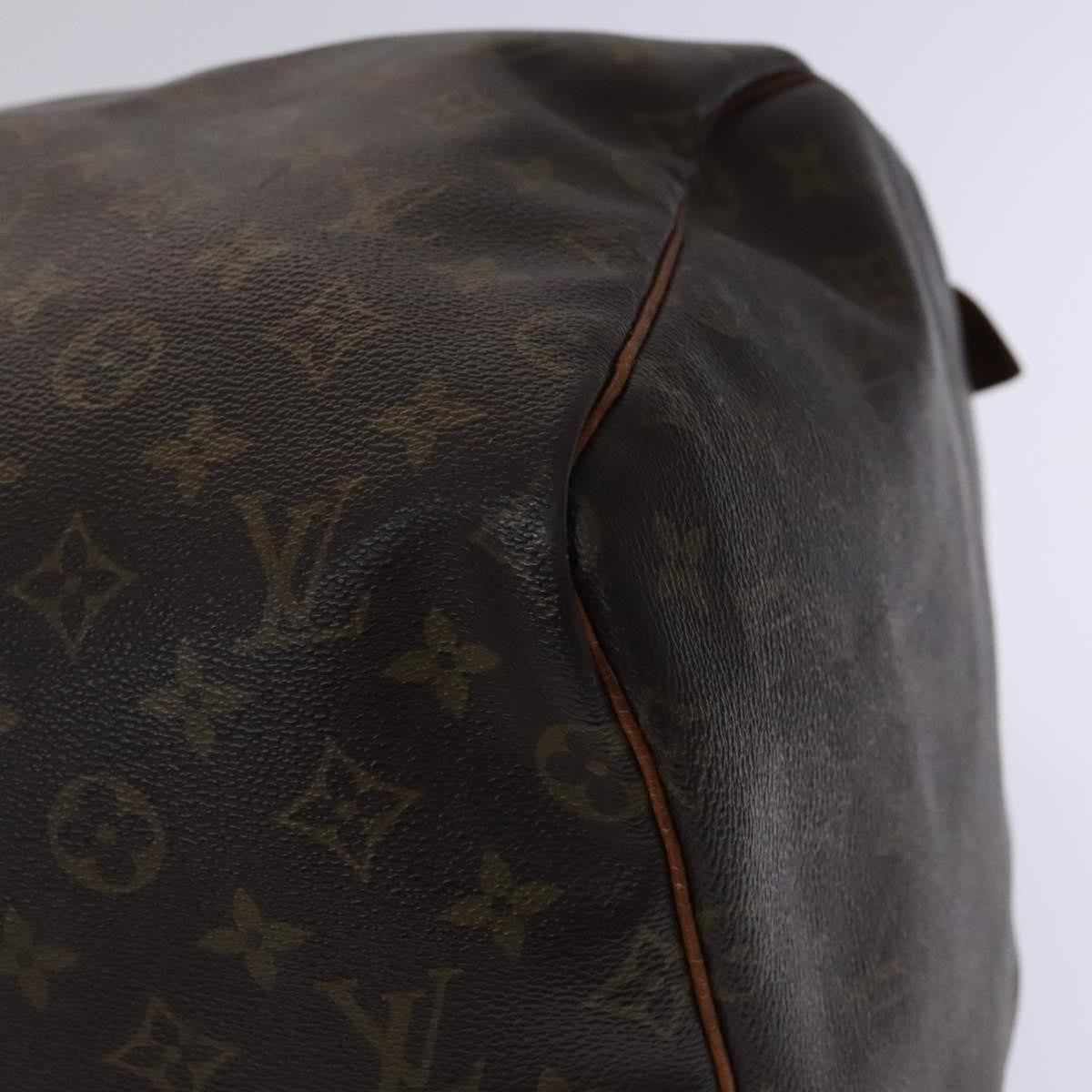 Louis Vuitton Keepall Bag Monogram Canvas Brown Canvas Travel Bag Bag (Pre-Owned)