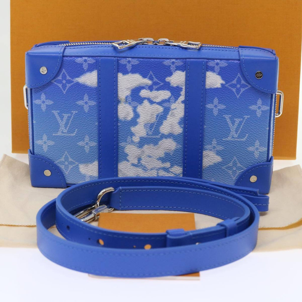 Louis Vuitton Soft Trunk Wallet Limited Edition Monogram Clouds Blue Canvas Bag (Pre-Owned)