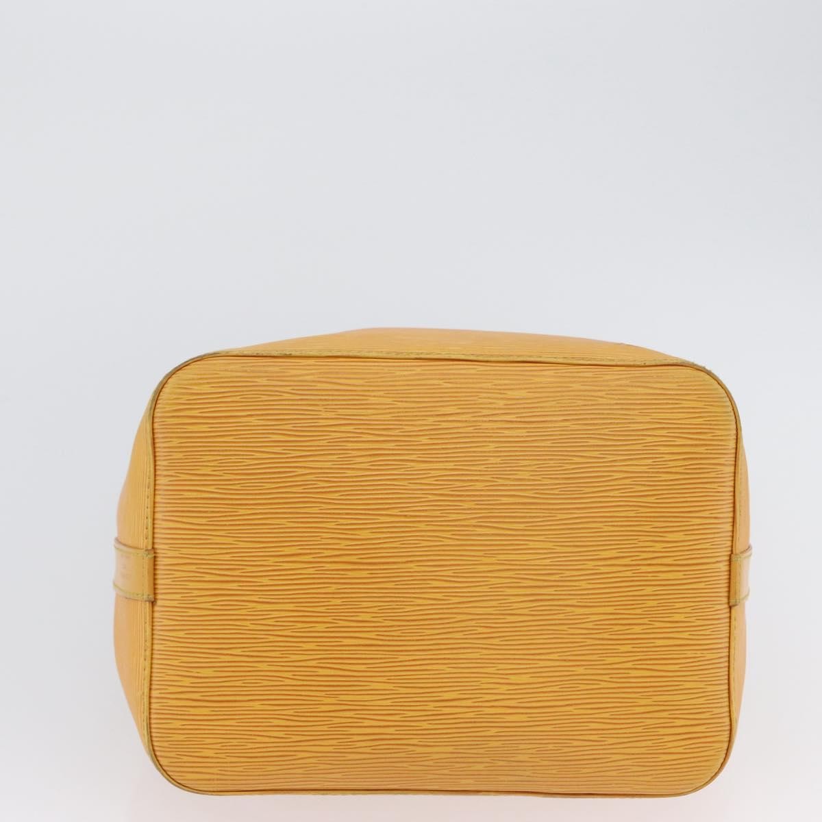 Louis Vuitton Petit Noe Handbag Epi Leather Yellow Leather Shoulder Bag Bag (Pre-Owned)