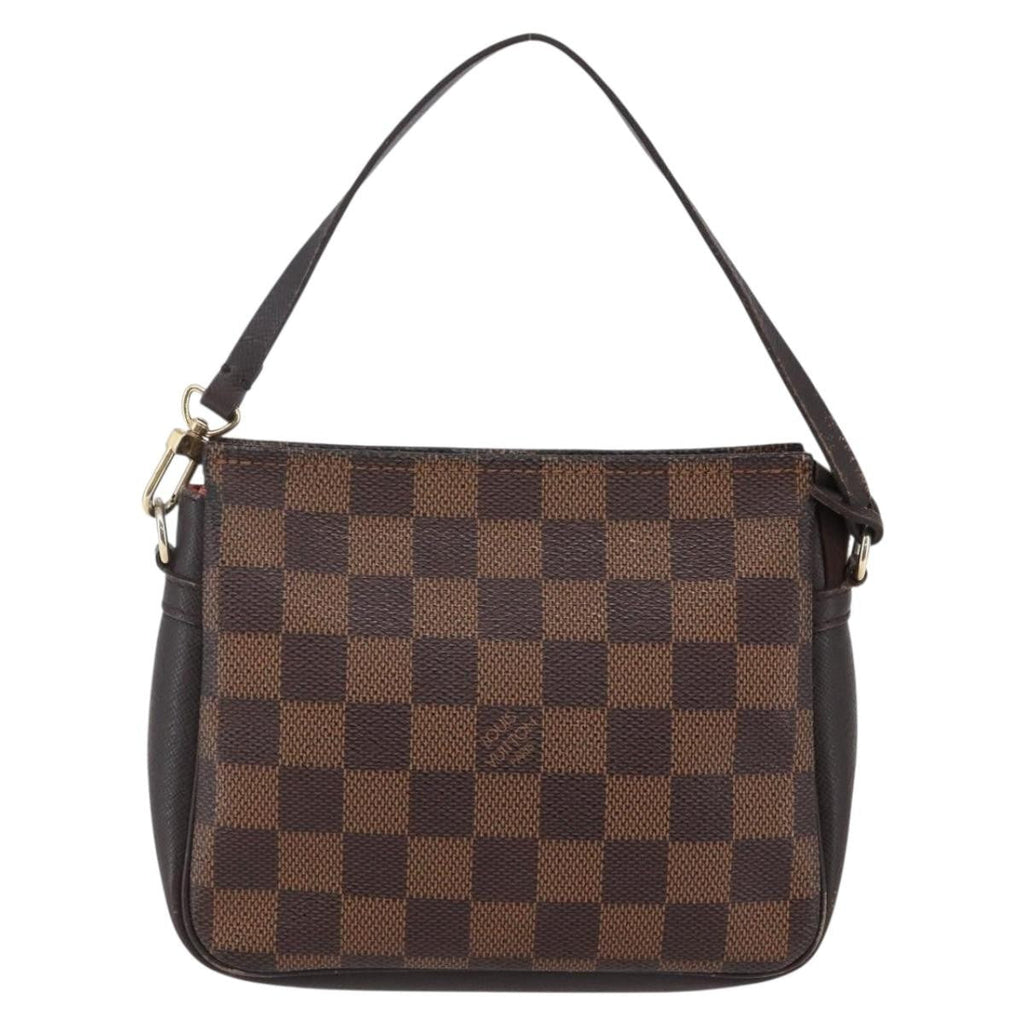 Louis Vuitton Trousse Make Up Bag Damier Canvas Brown Canvas Clutche & Pouche Bag (Pre-Owned)