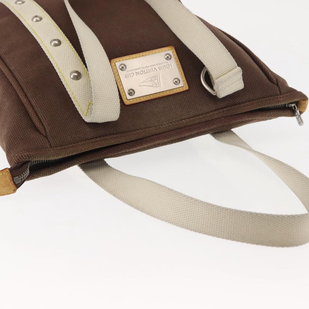 Louis Vuitton Antigua Tote Canvas Brown Canvas Tote Bag Bag (Pre-Owned)