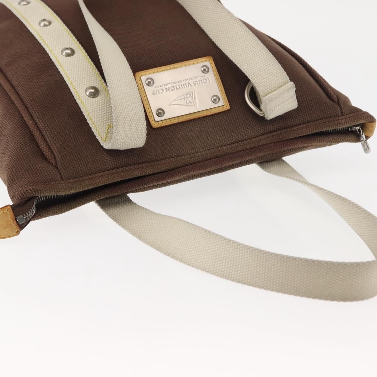 Louis Vuitton Antigua Tote Canvas Brown Canvas Tote Bag Bag (Pre-Owned)