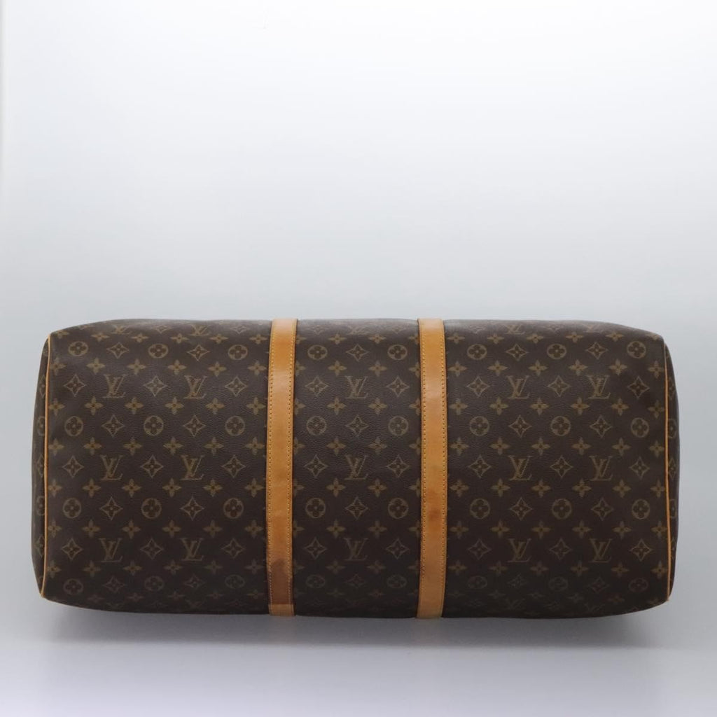 Louis Vuitton Keepall Bag Monogram Canvas Brown Canvas Travel Bag Bag (Pre-Owned)