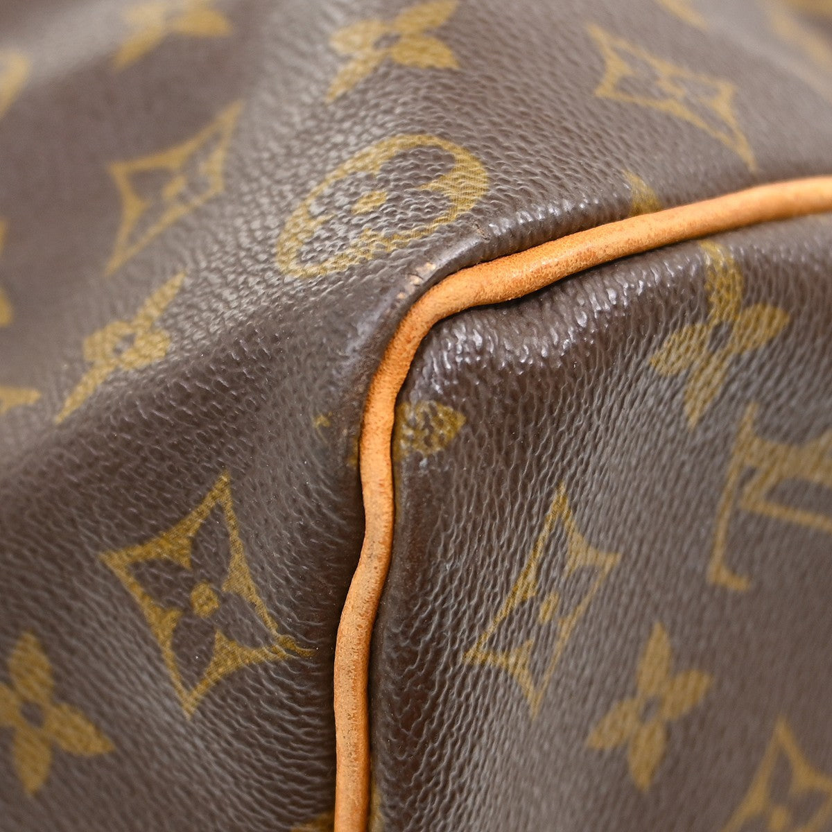 Louis Vuitton Keepall Bag Monogram Canvas Brown Canvas Travel Bag Bag (Pre-Owned)