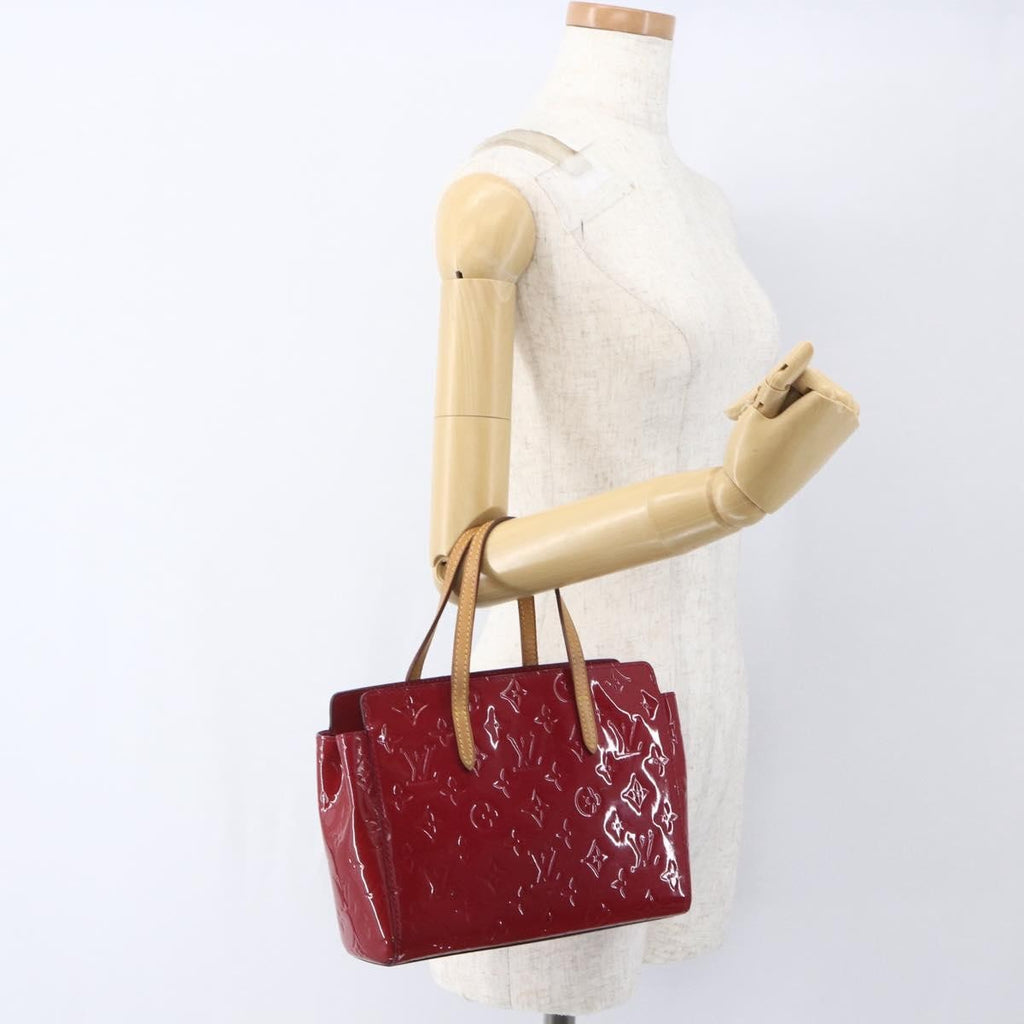 Louis Vuitton Catalina Handbag Monogram Vernis Pink Patent_Leather Handbag (Pre-Owned)