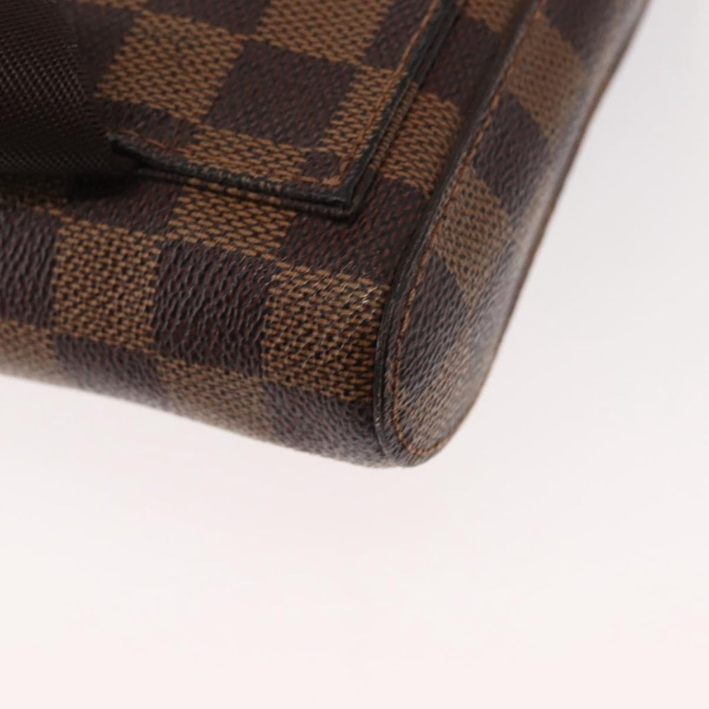 Louis Vuitton Geronimos Waist Bag Damier Brown Canvas Shoulder Bag Bag (Pre-Owned)