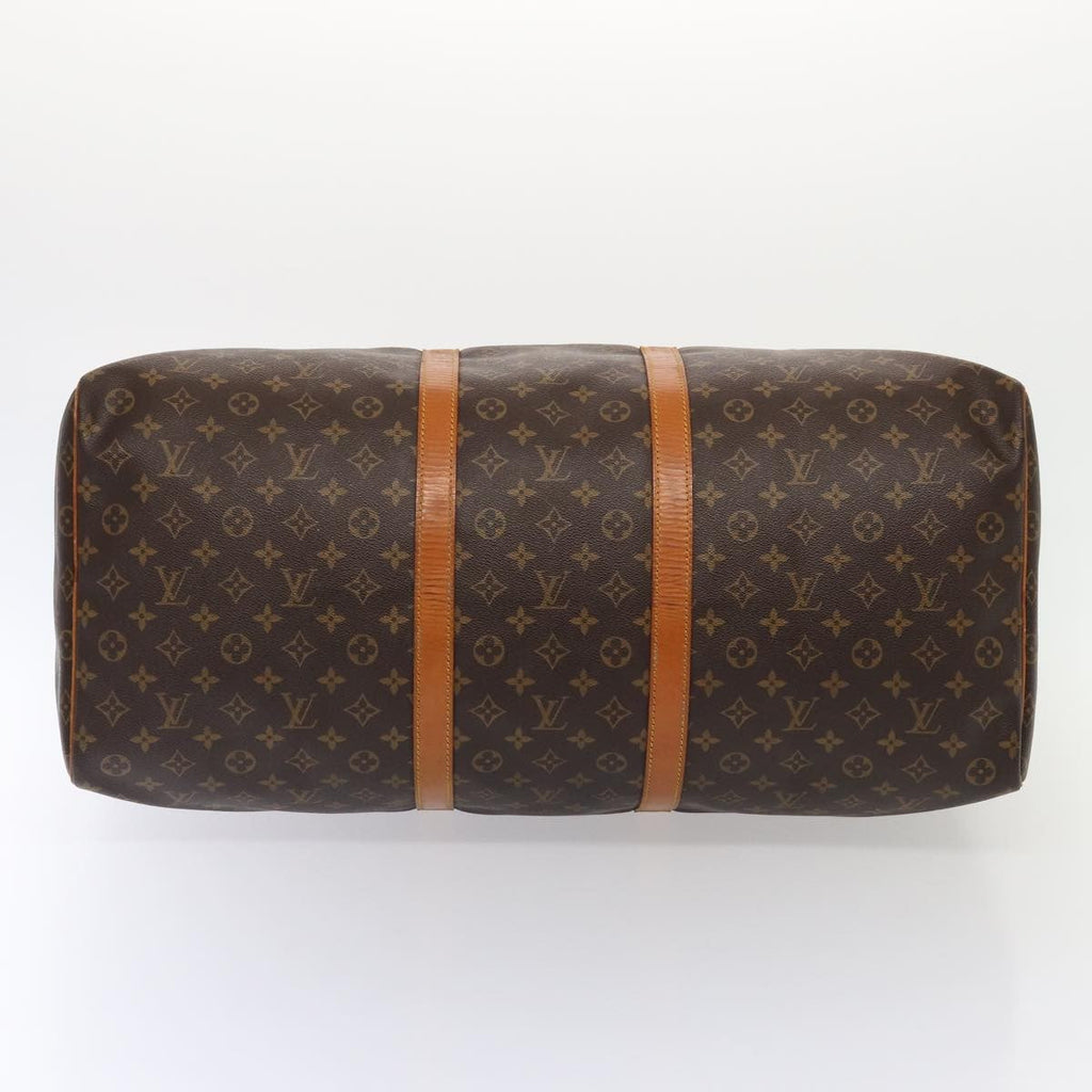 Louis Vuitton Keepall Bag Monogram Canvas Brown Canvas Travel Bag Bag (Pre-Owned)