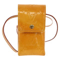 Louis Vuitton Walker Cigarette Case Holder Monogram Vernis Yellow Patent_Leather Clutche & Pouche Bag (Pre-Owned)